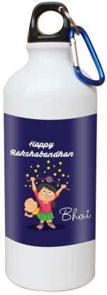 SKY TRENDS Printed Shipper Bottle for Brother||Sister for Rakshabandhan ...