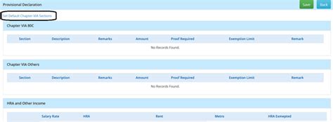 Submit Invenstment Declaration from ESS : Helpdesk | Knowledge Base