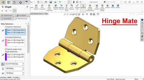 Image result for Hinged Lid SolidWorks Assembly