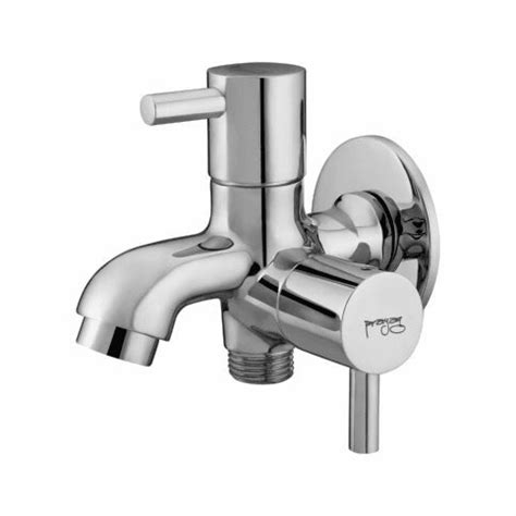 2-WAY BIB COCK WITH FLANGE