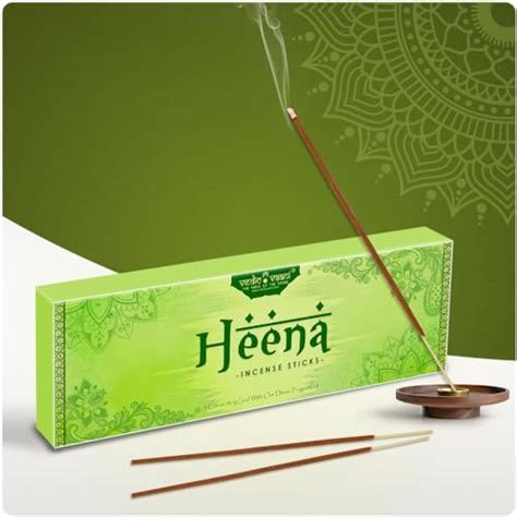 Vedic Vaani Natural Fragrance Heena Incense Stick Agarbattis (100 Grams ...
