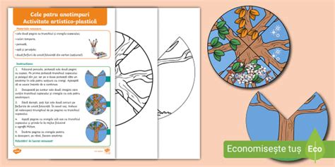Cele patru anotimpuri – Activitate artistico-plastică