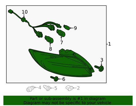 2011-2014 Mazda 2 Tail Lamp Assembly DR61-51-160F | Mazda Parts Deals