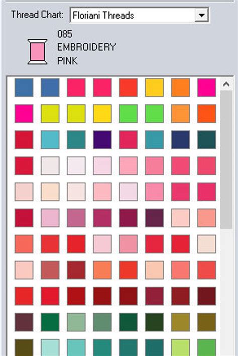 Image result for Floriani Thread Chart Downloadable