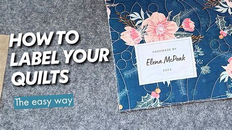 Image result for Making Quilt Labels Using Freezer Paper