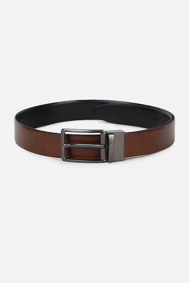 Buy Men Brown Solid Casual Belt Online - 39634495 | Van Heusen