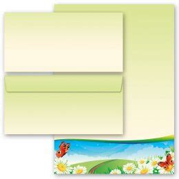 Letter paper, envelopes and sets: Four Seasons - Summer