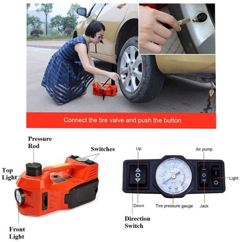 Halte - BKR® All In One Hydraulic Electric Car Jack Set 5 Tons DC 12V ...