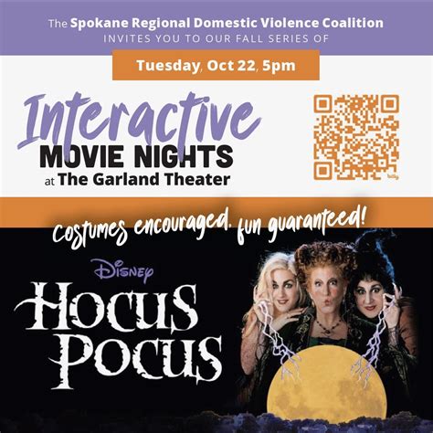 Hocus Pocus Interactive Movie Night at The Garland Theater! — Spokane ...