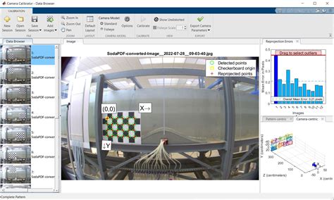 Image result for MATLAB Camera Calibrator
