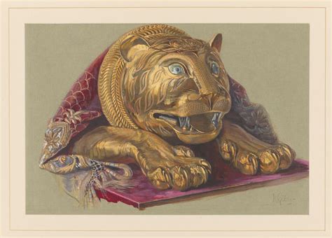 Tiger Head from the Throne of Tipoo Sultan – Great Banyan Art