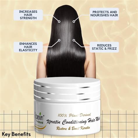 100% Plant Derived Keratin Conditioning Hair Mask - 100g – Ktein Cosmetics