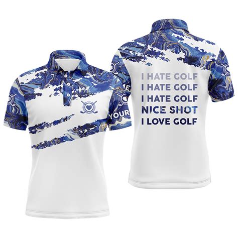 Funny Golf Polo Shirts - Personalized with Custom Name - Ideal Golf Gi