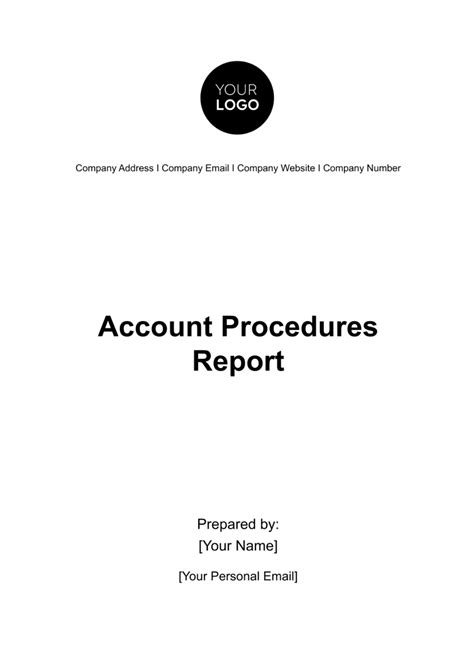 Image result for Procedure Report Template