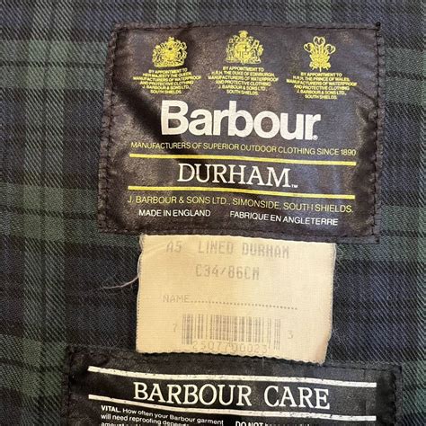 Barbour oiled jacket DURHAM セイジ size34(男性用)｜売買されたオークション情報、yahooの商品情報を ...