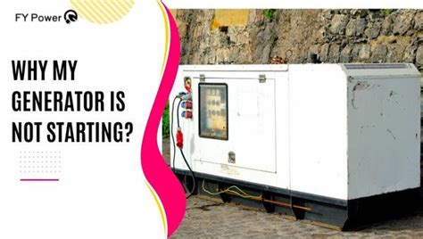 Image result for My Generac Generator Is Not Producing Power