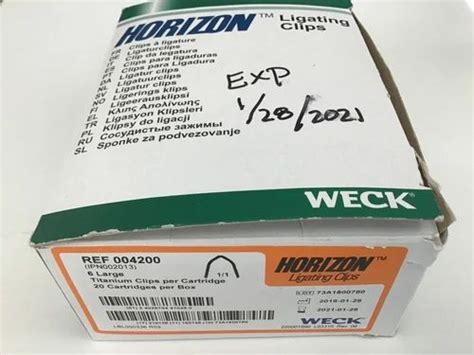 Laparoscopy 1 - Ethicon Endo Surgery Ligaclip 400 Trader - Retailer ...