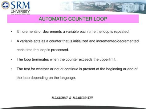 Image result for Automatic Counter Loop Pseudocode