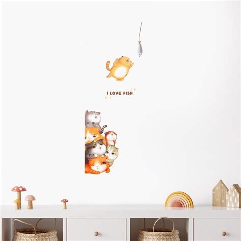 Buy Corsica Slate Cats Wall Decal from Corsica by Home Centre at just ...