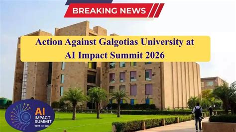 Viral Video Triggers Action Against Galgotias University at AI Impact ...
