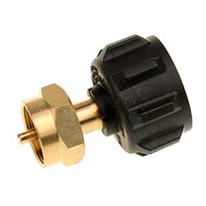 WHIZZO 1LB Propane Bottle Gas Tank Cylinder Cap + Gas Adapter Tank ...