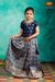 Girls Navy Blue KGF Bandhini Pattu Pavadai | Langa
