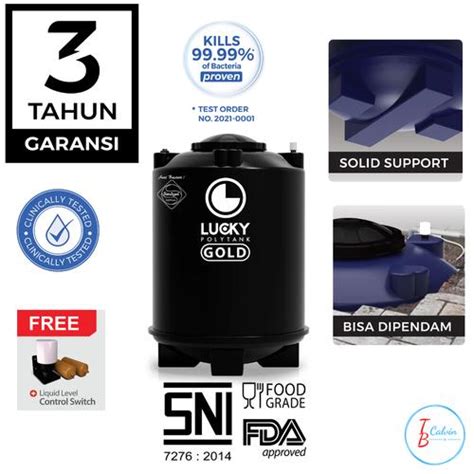 Jual Tangki Air Tanam Lucky Polytank 1250 Liter Underground / Toren ...