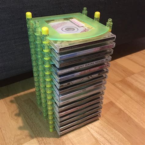 Neon green cd tower !! ☆★ Such an iconic Y2K... - Depop