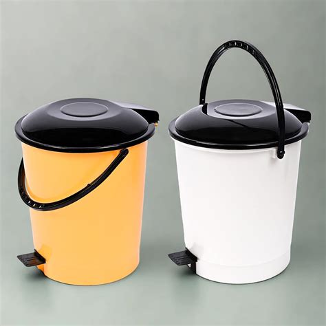 Kuber Industries Pack of 2 Pedal Dustbin | Dustbin with Lid | Garbage ...