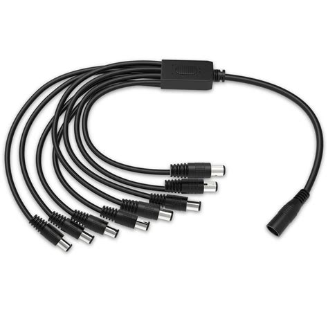 WildHD Camera Power Splitter Cable 1 Female to 8 Male Power Supply Wire ...