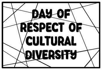 DAY OF RESPECT OF CULTURAL DIVERSITY Coloring Pages, Columbus Day ...