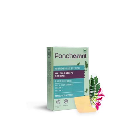 Panchamrit Oral Melting Strips for Hair - 30 (Pack of 1) | Helps to ...