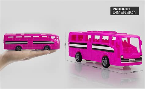 NHR Plastic Friction Powered Toy Bus for Kids, Toy Bus, Bus Toy, Toy ...