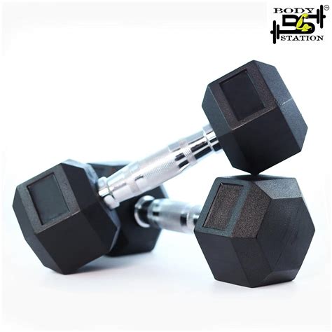 Bodystation 15 Kg Hexa Dumbbells Set (15 Kg x 2 = 30 Kg) : Amazon.in ...
