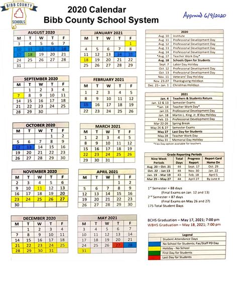 Bulloch Academy Calendar 2023