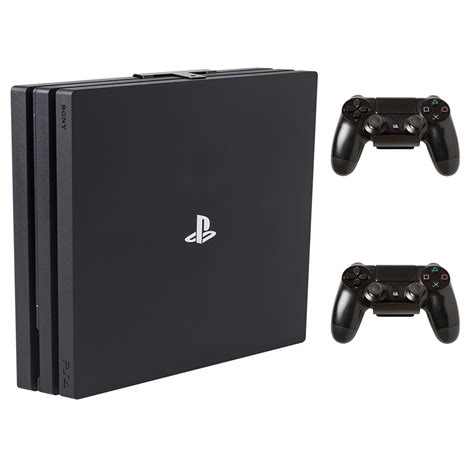 HIDEit Mounts PS4 Pro Mount + (2) Controller Mount (Bundle), Tabletop ...