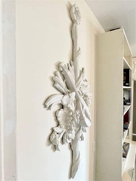 French Louis XV Style Plaster Wall Decor For Sale at 1stDibs