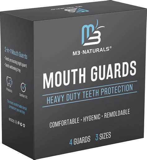 Amazon.com : Mouth Guard for Grinding & Clenching Teeth BPA Free 4 Guards for Adults & Kids ...