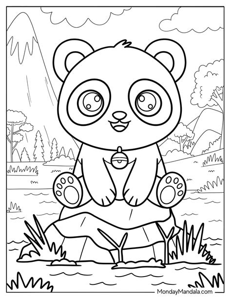 Panda Bear Coloring Pages