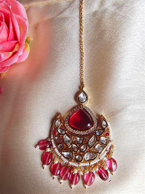 PINK ZARI MAANG TIKKA – ONE ELEVEN