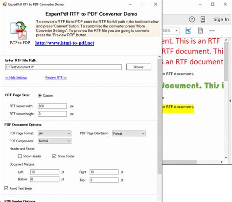 Image result for RTF to PDF Tutorial
