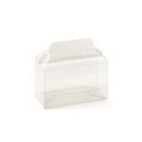 Bomboniera Scatola valigetta trasparente confetti 19 x 6 x h 12 cm Set ...