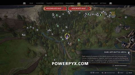 Hogwarts Legacy All Battle Arena Locations
