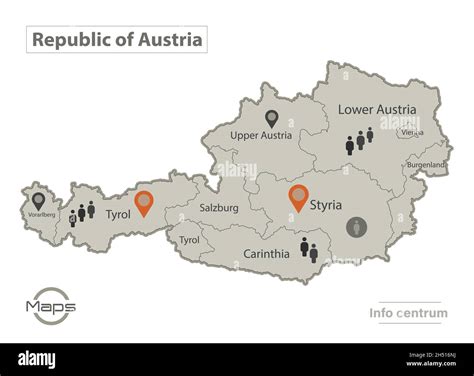 Austria Regions Map