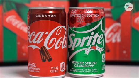 Coca-Cola has released two limited-edition holiday flavored sodas