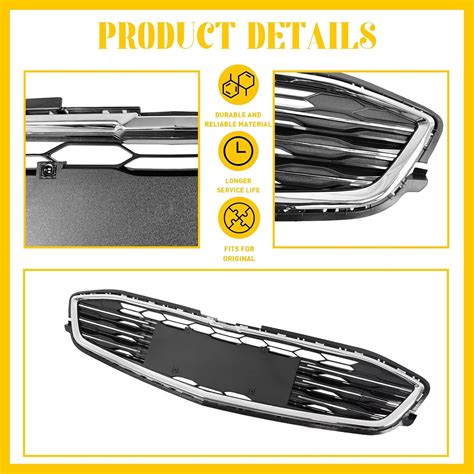 JHRISE Front Bumper Upper and Lower Honeycomb Mesh Grille India | Ubuy