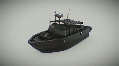 Patrol Boat PBR MK2 - Download Free 3D model by Savy (@SavyTheCreator ...