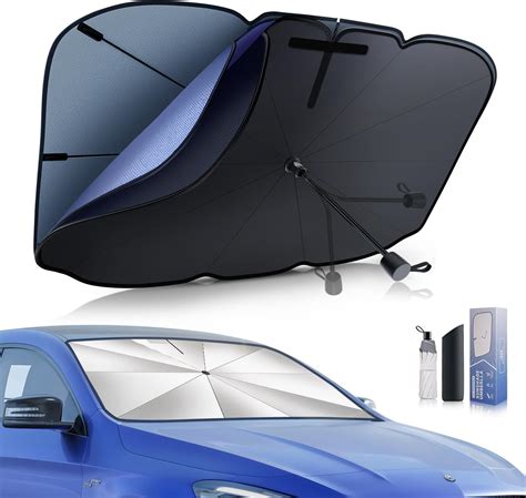 Amazon.com: Huifen Car Windshield Sun Shade Umbrella, 2024 New Foldable ...