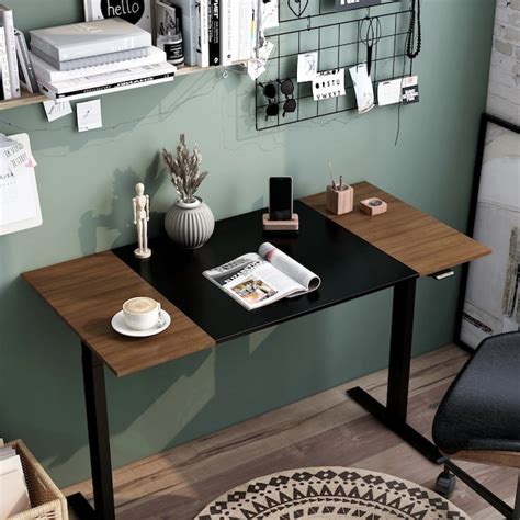 Furniture of America Limden 2-Piece Black, White, Walnut Contemporary ...