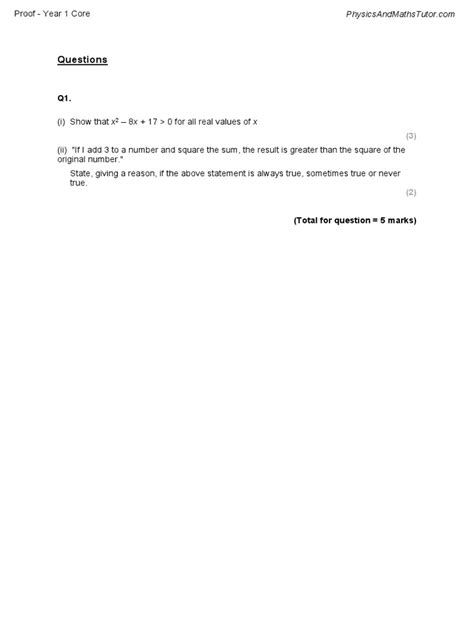 Image result for Mathematical Proof Statement Example